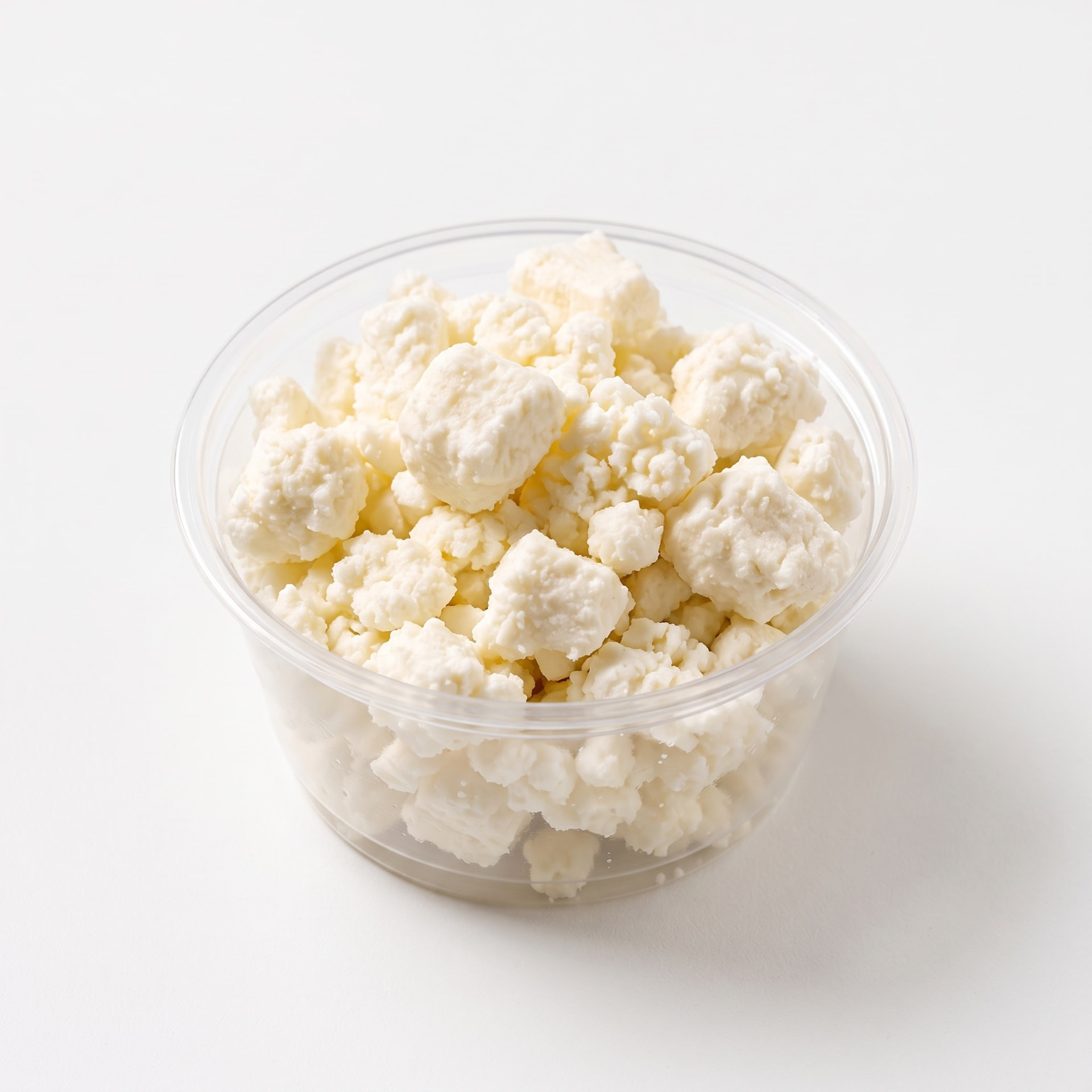 Side of crumbled feta cheese.